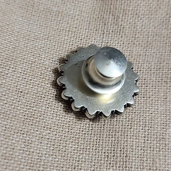 GUCCI FLOWER PIN 925 STERLING AUTHENTICBOX BAG EUC